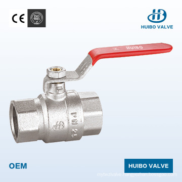 Female Thread 1/2"-2"Inch Brass Nickel-Plated Ball Valve